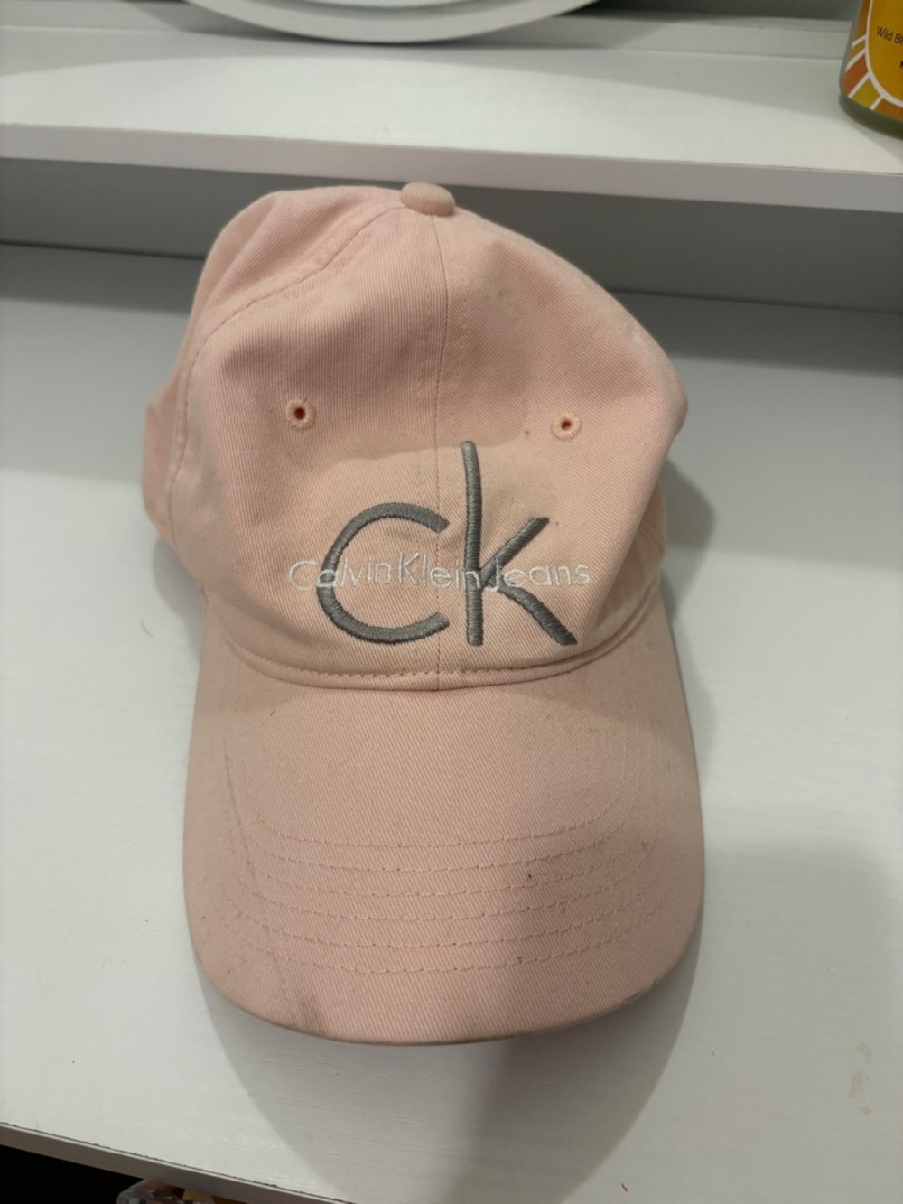Calvin Klein Jeans Light Pink CK Embroidered Baseball Cap